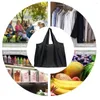 Shoppingväskor väska axel resor tvättbar tote påse bekvämt stor kapacitet stor veck återanvändbara handväskor för mode