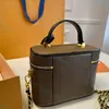 moda Trucco di alta qualità Borse a tracolla di design di lusso borsa da toilette Donna cosmetica in pelle da uomo Pochette da donna Borsa da viaggio per il lavaggio del corpo Totes pochette borsa a mano