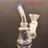 Coloré pas cher 4 pouces Mini verre Bongs Dab Rigs 14mm Joint femelle avec bol de tabac en verre petit barboteur bécher Bong conduites d'eau plates-formes pétrolières