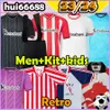 4xl 23/24 Bilbao piłka nożna Retro 95 97 98 Athletic UNAI Simon i.martinez Williams Muniain Unai Lopez Berenguer I.Lekue Villalibre Retro Men Kit Kids Football Shirt