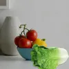 Simulation de fleurs décoratives, accessoires de légumes, fausse laitue, ornement réaliste pour la maison, plantes fruitières, modèle artificiel, jouets de bureau, vitrine