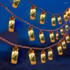 Strings LED Christmas Tree Clear Glass 10 String Lights Wishing Bottle Fairy Light Lamps For Indoor Outdoor Party