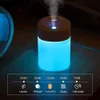 Humidifiers 200ML Air Humidifier USB For Home Office Car Aroma Diffuser Essential Oils With Colorful Light Mini Ultrasonic Humidifier L230914