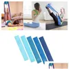 Bandas de resistência Bandas de resistência 5pcs / conjunto portátil ginásio exercício força pilates pl corda equipamentos de fitness drop entrega esportes outd dh5f6