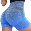 Gym Clothing Gradient Colouring Sports Shorts For Women Breathable Comfortable To Wear Dating Workout Daily