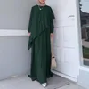 Roupas étnicas Vestido Muçulmano Ramadan Moda Abaya Dubai Turquia Árabe Africano Maxi Vestidos para Mulheres Islam Roupas Robes Vestidos