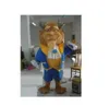 Halloween belle bête lion costume animal dessin animé mascotte costume dessin animé thème personnage carnaval adulte unisexe robe de noël fantaisie performance robe de soirée