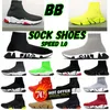 2023 Tasarımcı Çorap Ayakkabıları Erkekler Graffiti Trainers 1.0 2.0 Platform Erkek Runner Beyaz Sock Shoe Womens Sneaker Classic Speed ​​Trainer Spor Sabahları Boyutu 36-45