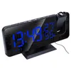 Radio Digital Alarm Clock Clocks USB Wake Up Watch Table Electronic Desktop FM Time Projector SN Funktion 2 Drop Delivery Electronics DHO9N