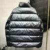 Luxury Brand Puffer Jacket Metal Badge Mens Down Jackets Outerwear Thickening Warm Winter Coat209B