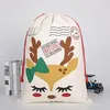 Cotton Stock 100% Pattern Santa Extra Large Personalized Present Gift Sack for Christmas