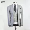 Men's Suits Men Ivory Tuxedo 2 Piece Golden Button Wedding Groom Wear Formal Occasion (Coat Vest))