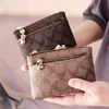 PVC Zipper Women Designer Coin Portemuleert Lady Short Style Fashion Casual Zero Wallets No285191e