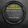 Capas de volante sem cheiro fino para HDC-2 Grandmaster capa de couro genuíno fibra de carbono 2023