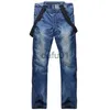 Men's Jeans Fashion Men's Long Pants Denim Pants Snowboard Men's Skate Snow Board Windproof Warm Skiing Jeans254y x0914