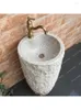 Bathroom Sink Faucets Marble Washbasin Outdoor Stone Pool Granite Integrated