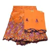 2023バジンレースファブリック女性のためのアフリカンドレス高品質5+2ヤード縫製クラフトレディーパーティーコスチュー