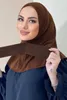 イスラム教徒の女性のためのスナップファスナーインスタントヒジャーブを着用する準備ができているエスニック服フルカバーヘッドラップスカーフイスラムターバンキャップ