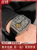 リチャードミルウォッチ自動機械式時計uxury date luxury mens mechanics richa male large dial fm fr frank milles mullerトップ10