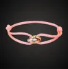 Paar sieraden roestvrij stalen armband voor lieve mensen wens veel geluk