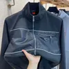 冬のバーシティジャケットパッチイングジッパーコートアウトドアジャケットカジュアルジャケット服トップXS-XL