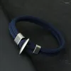 Strand Minimalista 4mm Milano Bracciale in corda Argento antico Bracciale fatto a mano per uomo Donna Amico Gioielli Pulseira Masculina