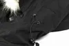 Męski futra sztuczna futro zima sporty sporty sporty na dół kurtki biały kaczka wiatrówek Parker długi skórzany kołnierz kapelusz wiatrakowy ciepły prawdziwy wilk futra designer mody a
