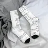 Erkek Çoraplar Ayrıntılı Mimari Özel Ev Kat Planı Harajuku Süper Yumuşak Çoraplar Tüm Sezon Unisex Noel Hediyeleri