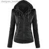 Männer Pelz Faux Pelz Damen Jacken Plue Größe Leder Jacke Frauen 2021 Herbst Winter Oberbekleidung Mantel Dame PU Kleidung weibliche Motorrad Jacken1 L230913