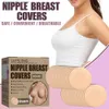 Coussinet de sein 30pcs autocollants invisibles accessoires intimes ruban de levage de sein patchs de mamelon jetables non tissés respirants pour les femmes Q230914