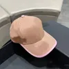 Pink Baseball Hat For Men Women Designer Cap Brand Full Letter 4 Seasons Justerbar Luxury Sports Soft Binding Sun Ball Caps Simple Curved Brim