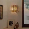 Vägglampor rep lampor hem art deco sovrum foajé gång el atmosfär sconce e27 glödlampa kreativ lampa