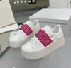 Ven Shoe Top Quality Amore One Stud Low Sneakers Untitled Sneaker Leather Women Unisex Sneaker White Platform Designer Sneaker