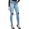 Jeans pour femmes Jeans pour femmes Femmes Skinny High Street Style Sexy Ripped Hole Skin Tight Fashion Blue Crayon Denim Pantalon Taille Asiatique x0914