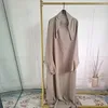 Ubranie etniczne Ramadan Eid z kapturem abaya kobiety modlitwa odzież muzułmanin jilbab luźna długa sukienka Abayas Dubai Turcja Islamskie ubrania