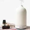 Humidifiers Ceramic Aroma Diffuser Automatic Small Humidifier Hotel Air Fresh Essential Oil Timing Colorful Lights Diffuser L230914