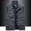 Gilets pour hommes Camping pêche pour hommes en plein air tactique palmé équipement sport homme moto gilet vestes grande taille vêtements manteau travail 230914