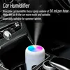 Nawilżacze H2O nawilżacz powietrza 300 ml przenośny mini dyfuzor mini USB z chłodną mgłą do sypialni rośliny samochodów domowych oczyszczacza humificador l230914