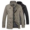 メンズジャケット冬のメンジャケットとコートレジャー風の濃厚な暖かいジャケットメンズロングトレンチコートパーカ服ドロップ230914