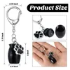 Dog Carrier Pet Urn Keychain Cylindrical Shape Key Chain For Ashes Keepsake Cat Cremation Products