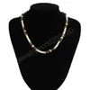 Multi Color Small Wood Beads Chains Necklace for Men Trendy Beaded Collar on Neck Accessories Short Choker 2023 Fashion Jewelry