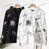 Xinxinbuy Hombres diseñador Sudadera con capucha Sudadera 23ss Herramienta patrón bordado manga larga mujeres Negro verde marrón gris M-2XL