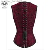 Corsets Shapers pour femmes Corsets et bustiers Steampunk minceur gothique Corsage Corselet Corsets Sexy sangle noire Corset acier désossage Bustier L230914