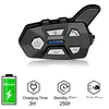 Motorcycle Intercom Bluetooth Helmet Up To 2 Riders 1000M Wireless Waterproof Interphone Headsets Drop Delivery Automobiles Motorcycle Dhm7I