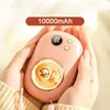 Home Kachels 10000Mah Winter Mini Astronaut Digitale Display Handwarmer Draagbare Handige Warmer Verwarming Pocket Elektrische Kachel USB Oplaadbaar HKD230904