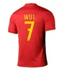 1998 2002 China Retro J H. Sun H D Hao Soccer Jerseys Drużyna 20 21 mężczyzn Home Red Away White Wu Lei Football Shirt Top Mundurs