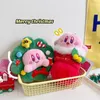 Porte-clés en peluche mignon Star Kirby jouets porte-clés arbre de noël chaussettes poupée voiture pendentif charme suspendus ornements cadeaux 230912