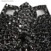 Almohadilla para el pecho 1 par Negro Rhinestone Pezón Cubierta Sexy Nuevas Mujeres Pezón Pasties Protector de pecho Reutilizable Desgaste Autoadhesivo Pezón Pegatinas Q230914