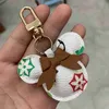 Key Rings Mouse Design Car Keychain Flower Bag Pendant Charm Jewelry Keyring Holder for Women Men Gift Fashion PU Leather Animal Key Chain A9183833 x0914