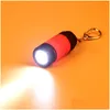 Diğer Açık Aydınlatma LED El Feneri Mini Anahtarlık Işık USB Şarj Edilebilir Taşınabilir Fashlight Su Geçirmez Küçük İş Lambası Ürünlü Colo DHJFL